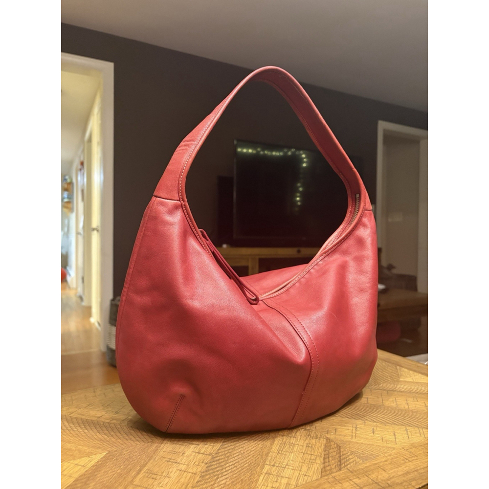 Vintage Coach Red Ergo Shoulder Bag Large 9921 - Picture 5 of 16